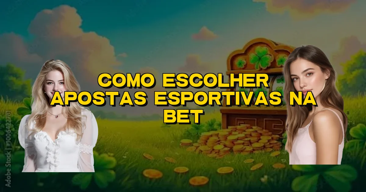 Como Escolher Apostas Esportivas Na Bet Oficial