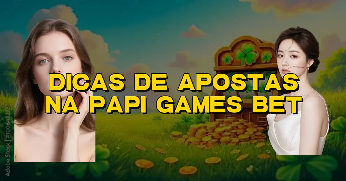 Dicas De Apostas Na Papi Games Bet Oficial