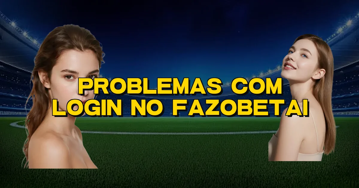 Problemas Com Login No Fazobetai Oficial